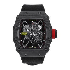Used Richard Mille Rafael Nadal Signature Black NTPT Carbon Watch RM35-01