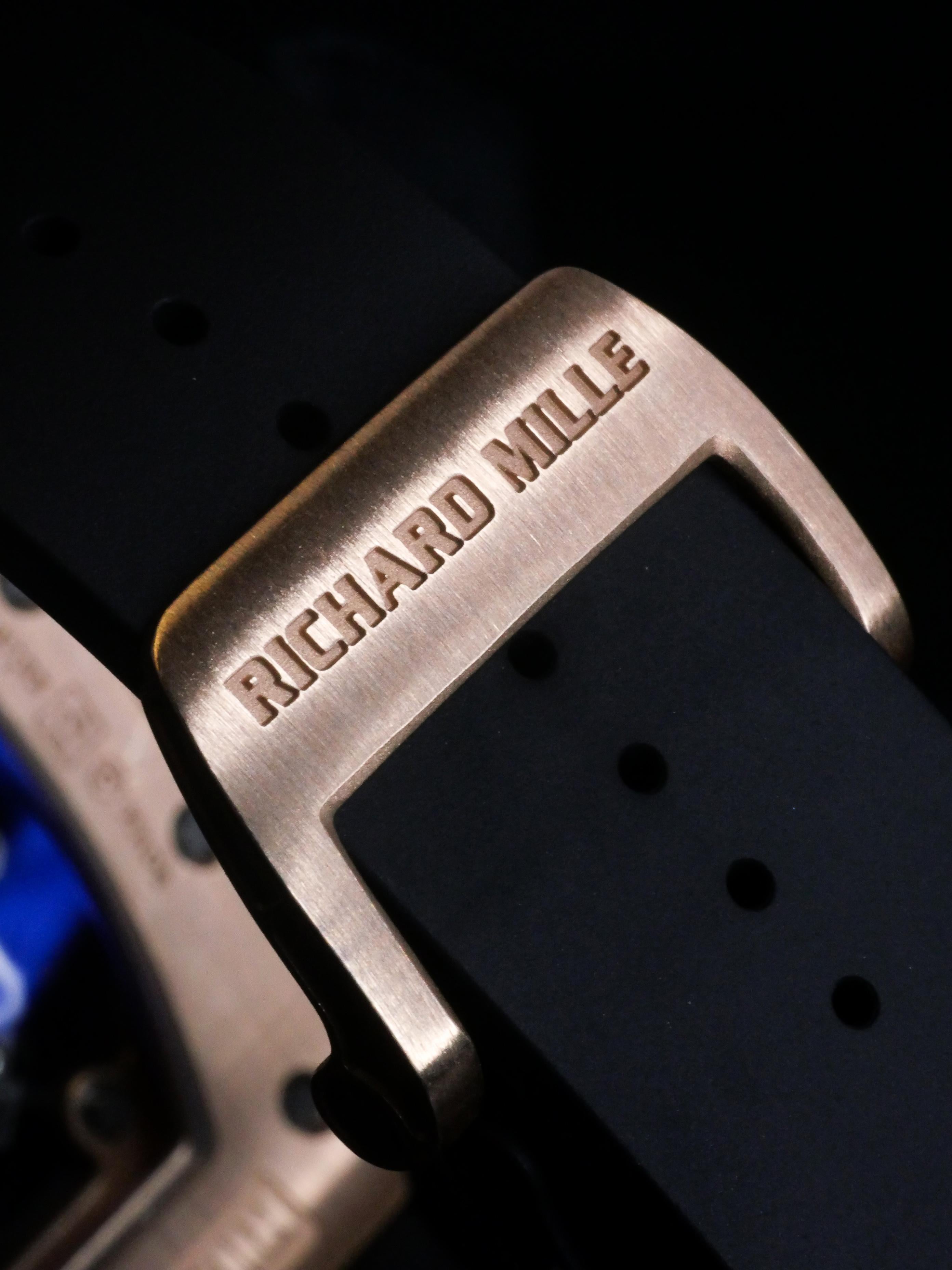 Richard Mille Red Gold RM 035 Toro Manual Wind Wristwatch For Sale 8