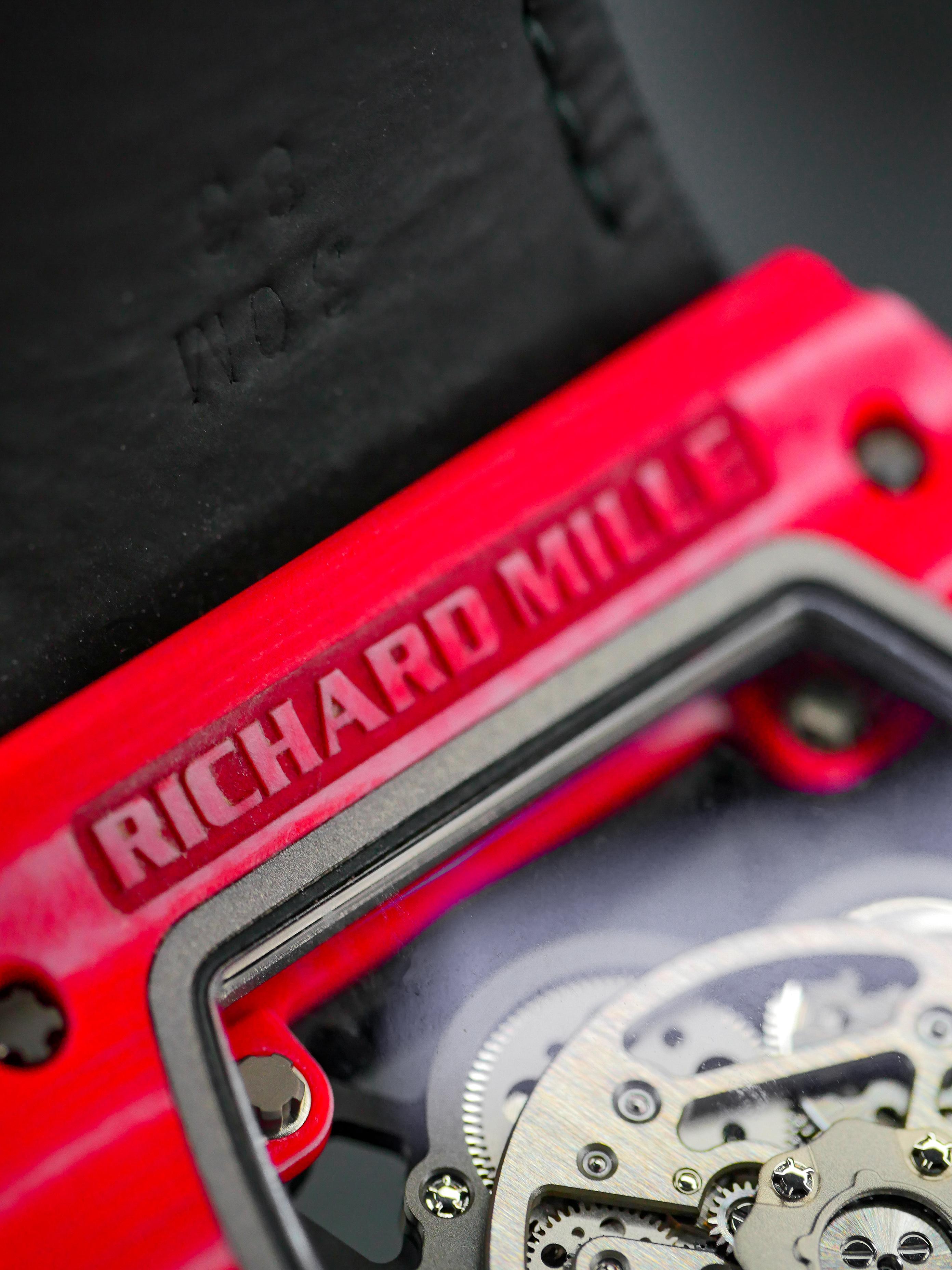 Richard Mille Red Quartz-TPT RM 035-02 Rafael Nadal Automatic Wristwatch For Sale 4