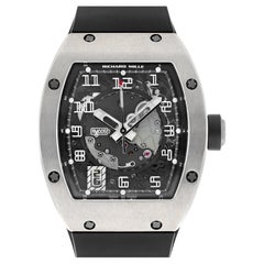 Used Richard Mille RM 005 Manual Wind White Gold Mens Watch Rubber Band Complete