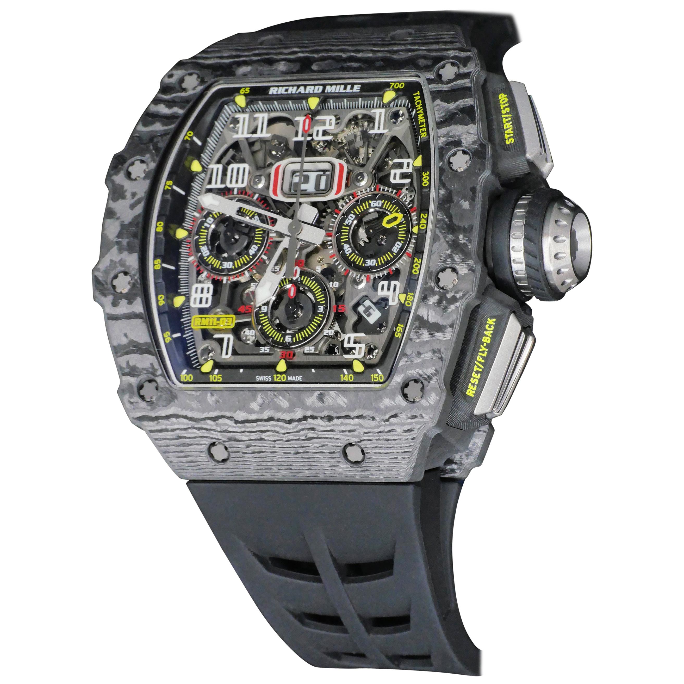Richard Mille RM 011-03 Flyback Chronograph Automatic Wristwatch For Sale