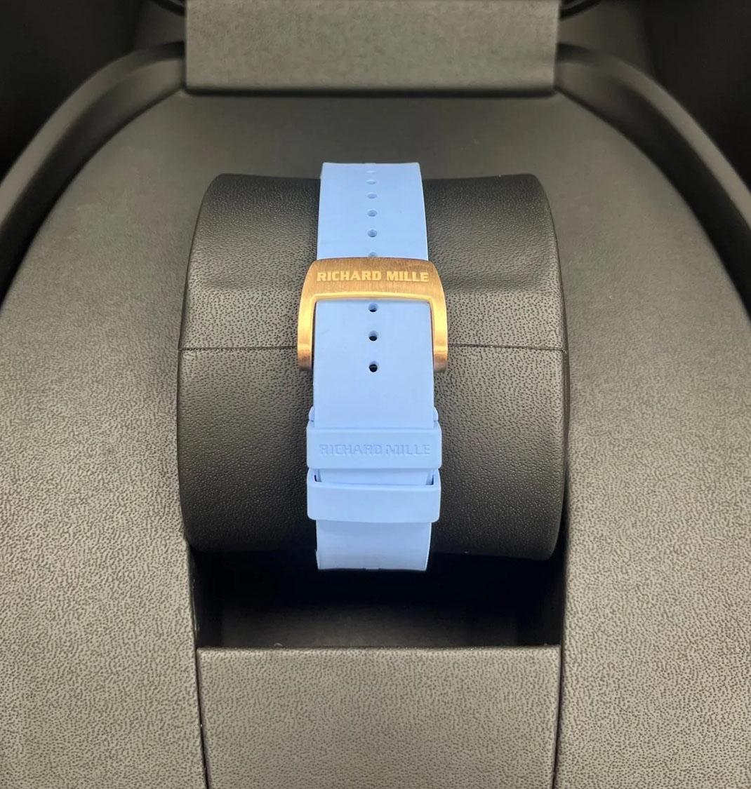 Richard Mille RM 011 11-03 Full Rose Gold Skeleton Dial For Sale 5