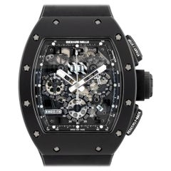 Richard Mille RM 011 Schwarze Phantom Flyback Chronograph-Uhr