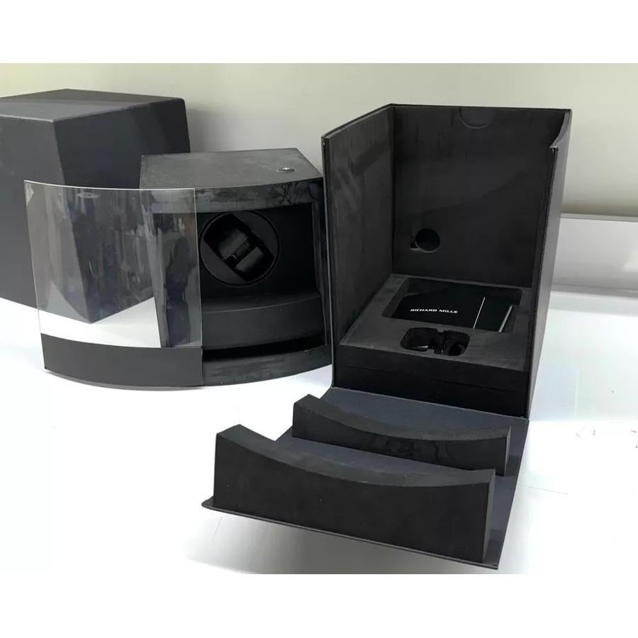 Reloj Richard Mille RM 011 Negro Phantom PVD Cerámica Caucho Carbono Completo 7