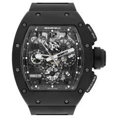 Reloj Richard Mille RM 011 Negro Phantom PVD Cerámica Caucho Carbono Completo