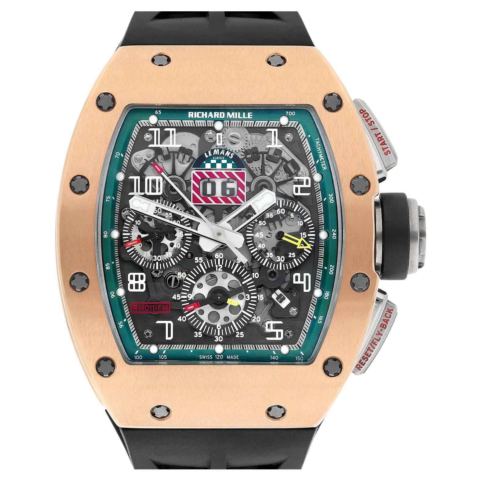 Richard Mille RM 011 RM011 AJ RG Felipe Massa Edition Rose Gold and Titanium