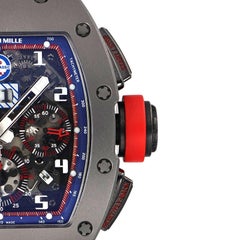 Richard Mille RM 011 Spa Limited Edition Titanium Blue Rubber Automatic Watch