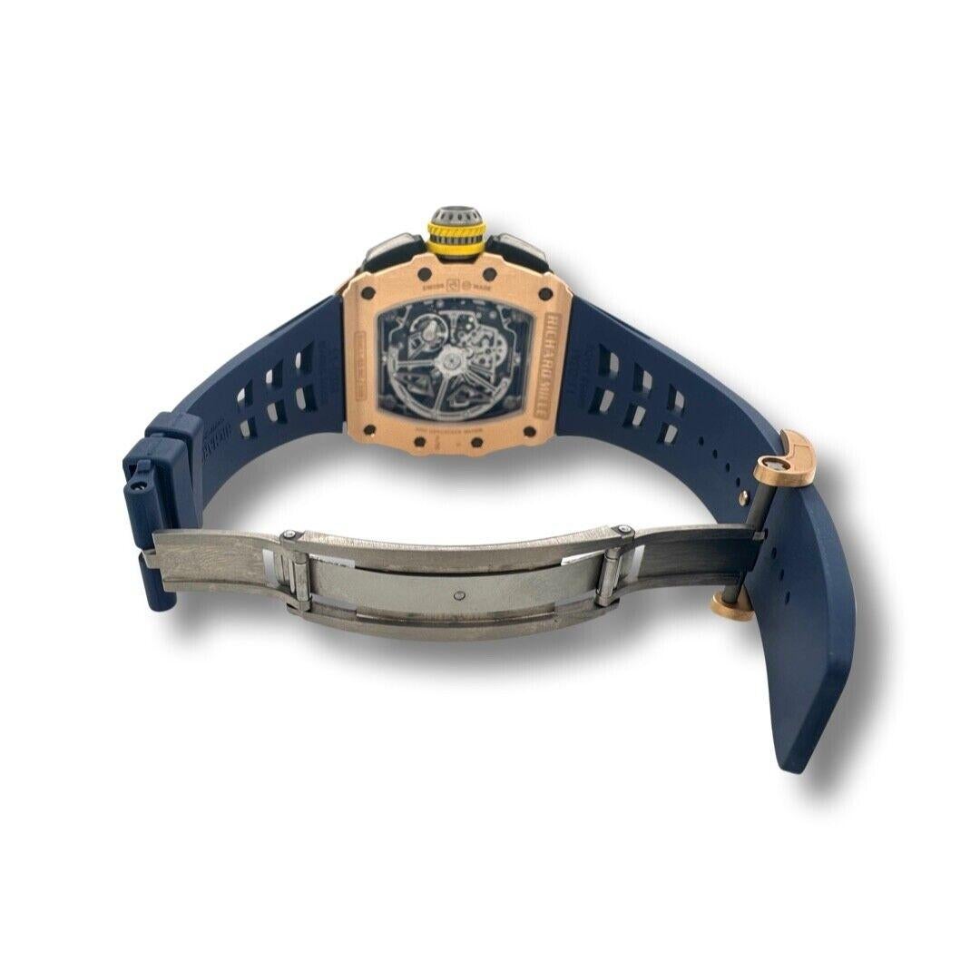 Modern Richard Mille RM 1103 Rose Gold & Titanium Automatic Flyback Chronograph Watch For Sale