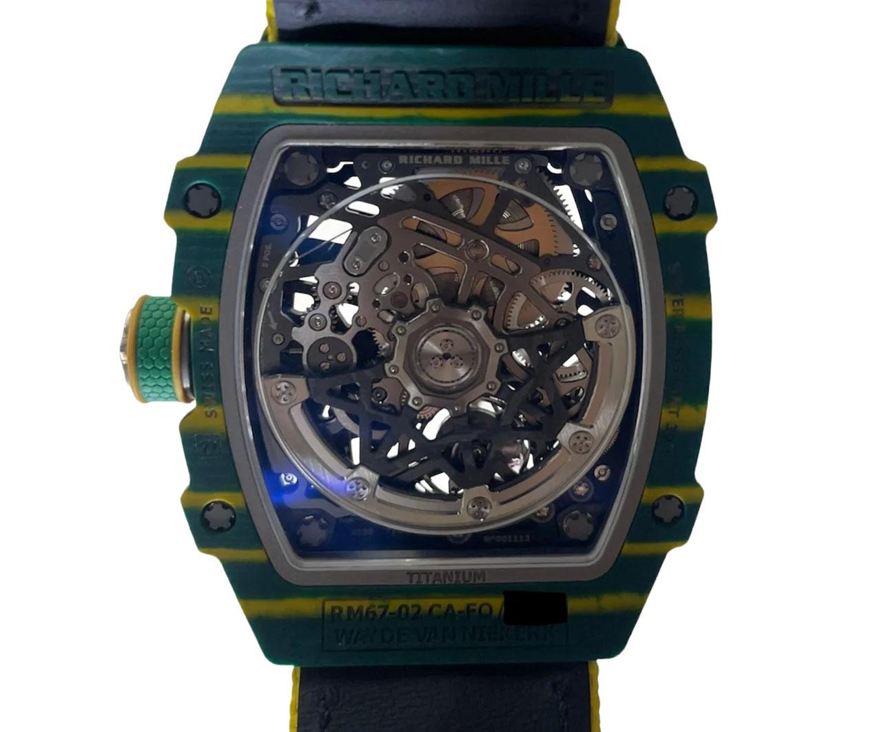 Richard Mille RM 67-02 Automatic Extra Flat Wayde Van Niekerk (Référence # 67-02 en vente 1