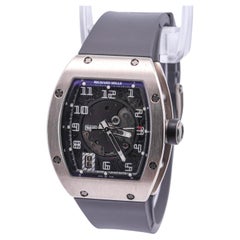 Richard Mille RM005 Automatik Weißgold Skelett Zifferblatt Grau Kautschukband Uhr