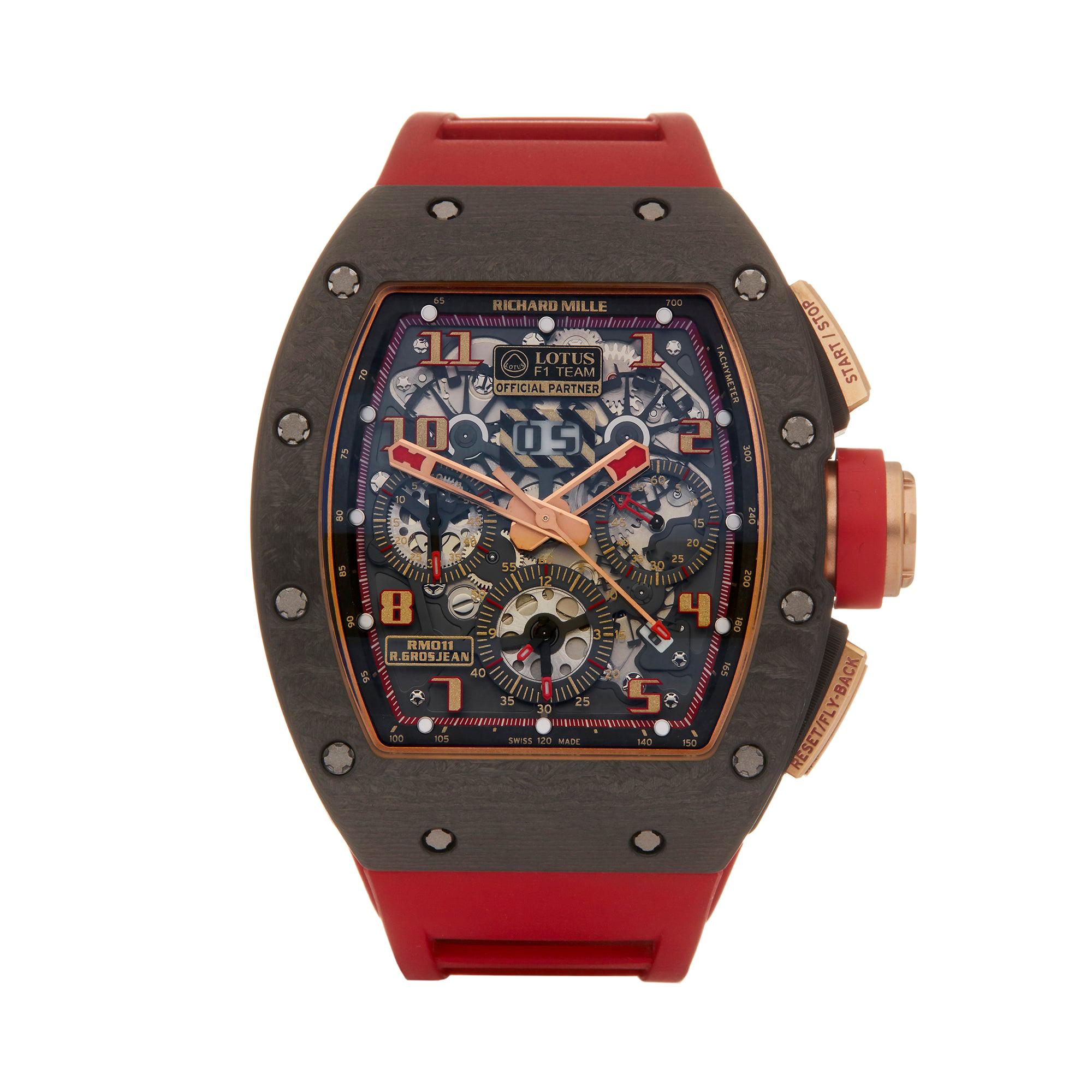 Richard Mille RM011 Lotus f1 18 Karat Rose Gold And Carbon RM011 Wristwatch