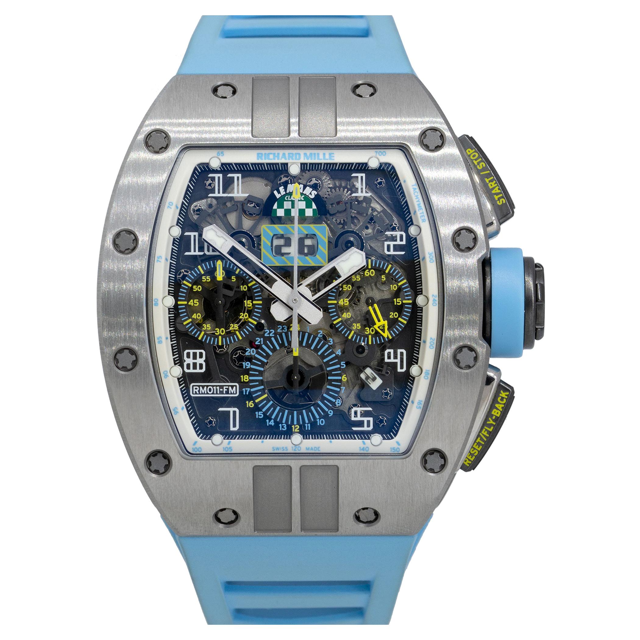 Richard Mille RM011 Titanium LeMans Classic Chronograph Watch