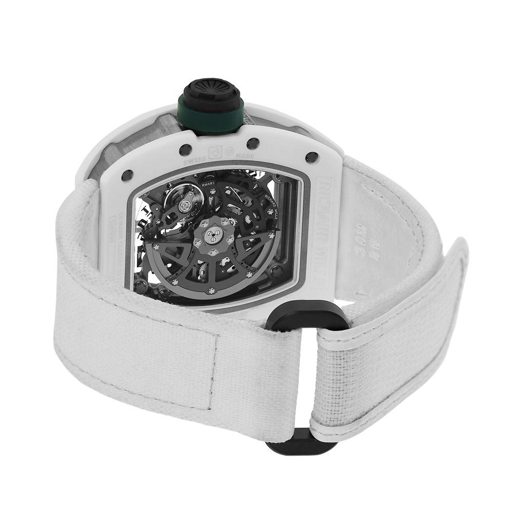 Modern Richard Mille RM030 Le Mans White ATZ Ceramic Watch RM030
