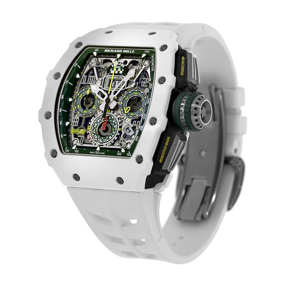 En 2018, Richard Mille a célébré la tradition annuelle de la course Le Mans Classic en ajoutant un nouveau modèle RM11-03 à cette édition spéciale de garde-temps. Il s'agit de la première incursion de la RM11-03 dans un matériau en céramique