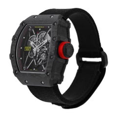 Richard Mille RM35-01 Rafael Nadal Montre en carbone noir caractéristique RM35-01