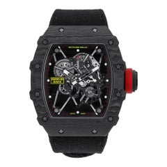 Richard Mille RM35-01 Rafael Nadal Signature Black Carbon Watch RM35-01