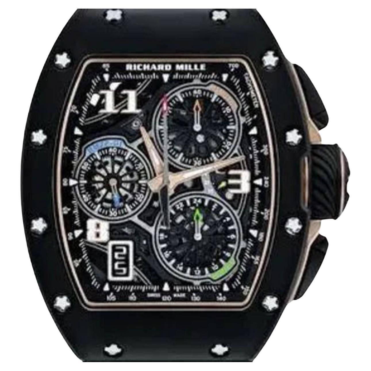 Richard Mille RM72-01 Lifestyle-Chronograph mit Automatikaufzug Schwarzer Keramik
