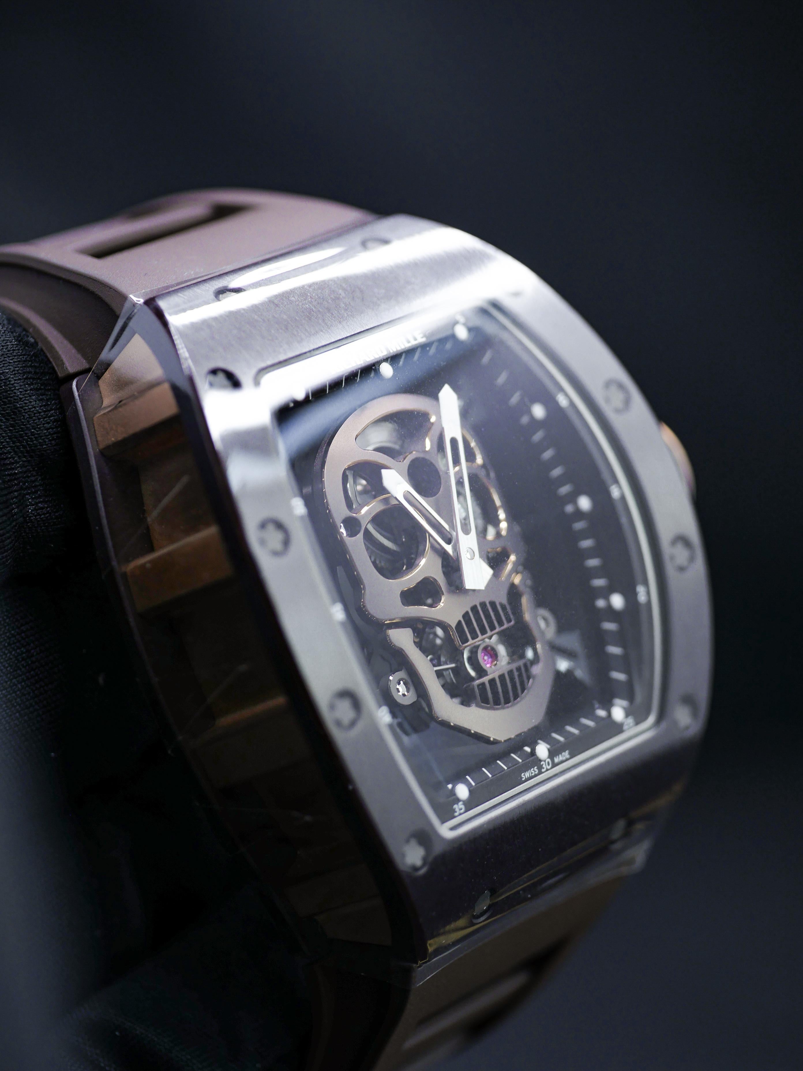 skull watch richard mille