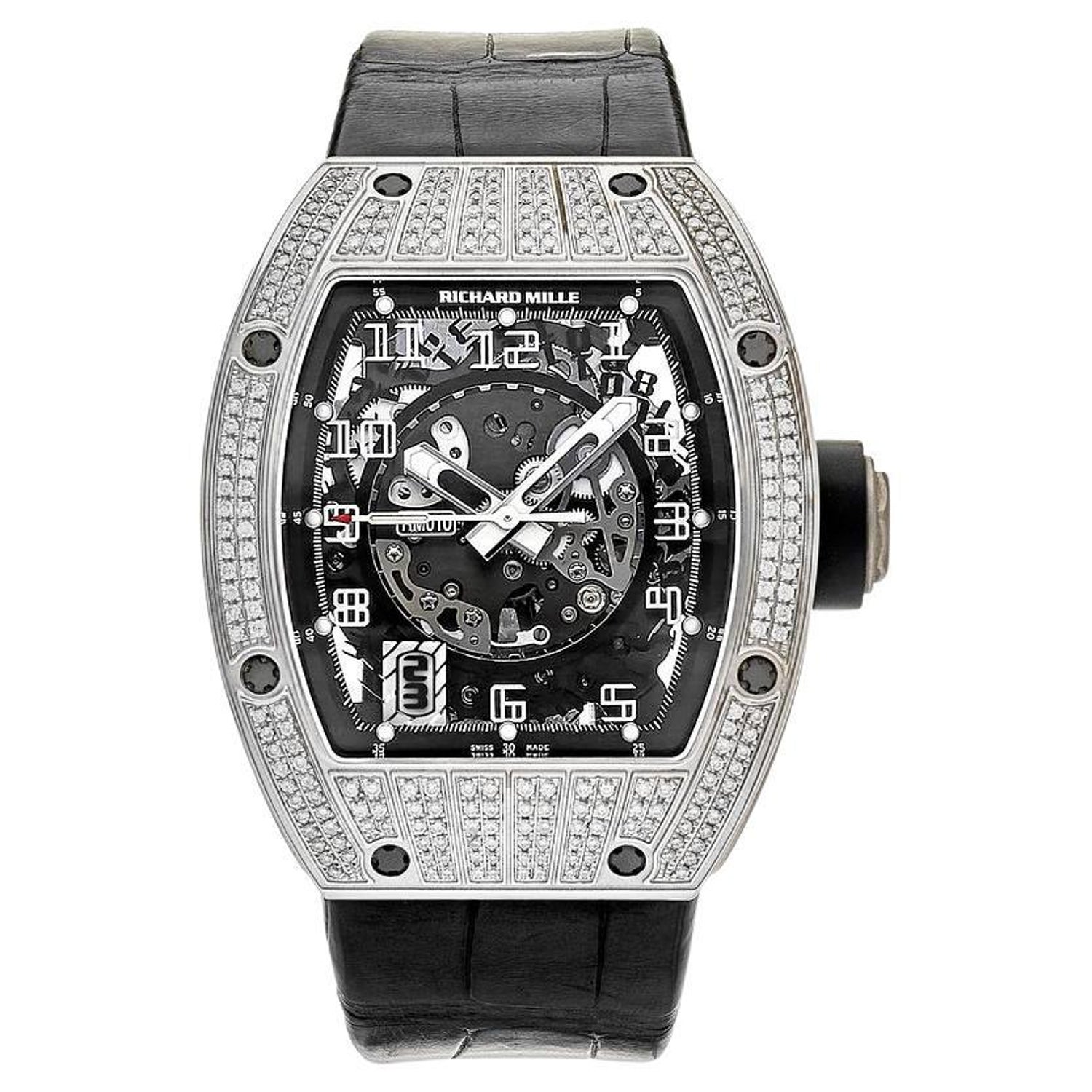 Richard Mille 18 Karat White Gold Skeletonised Automatic Watch RM010 For  Sale at 1stDibs | rm010 white gold, richard mille rm10, rm 010 white gold