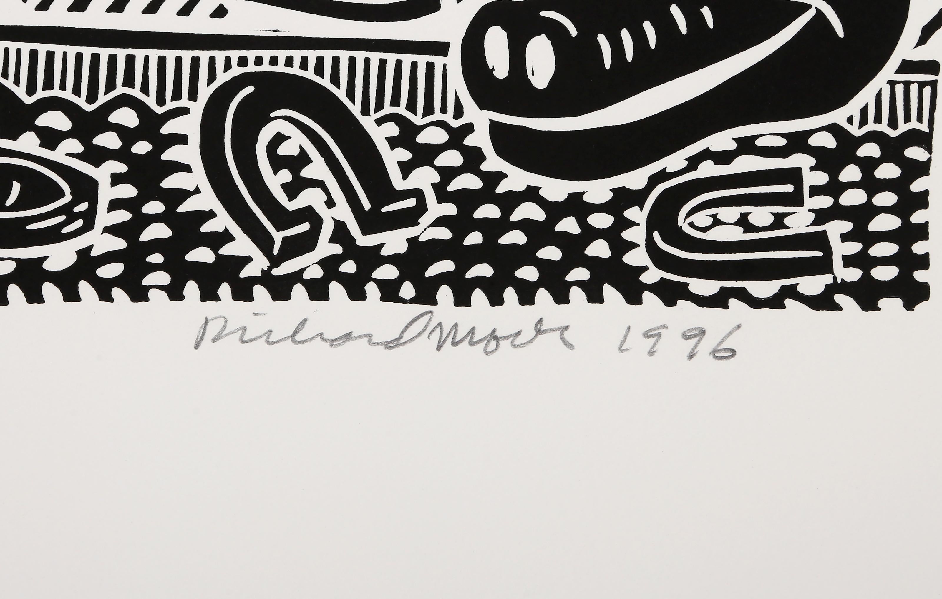 Democrats, Pop Art Linocut by Richard Mock For Sale 3