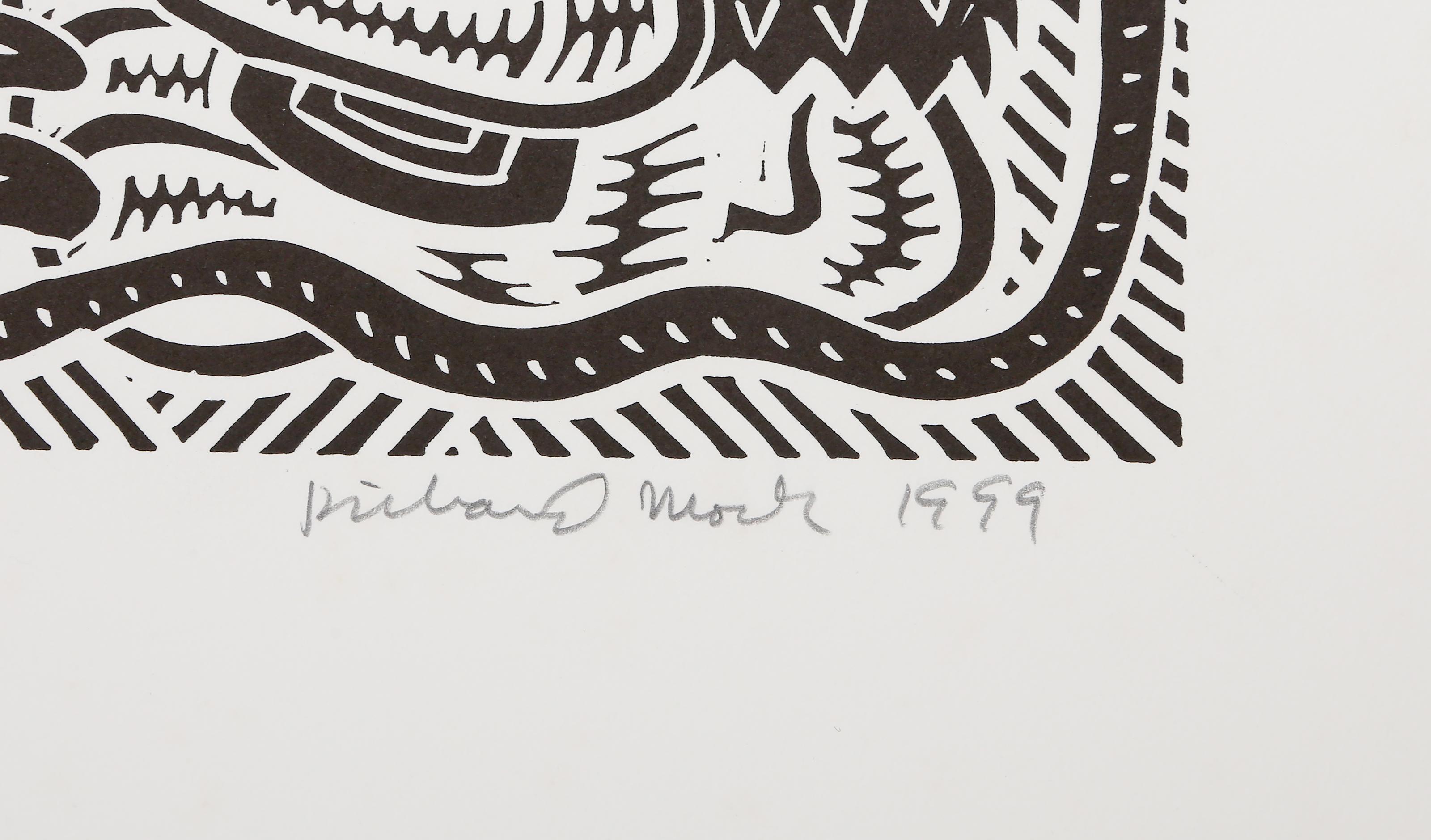 Crímenes de odio, Linograbado Pop Art de Richard Mock en venta 2