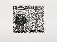 Same Sex Marriage, Pop Art Linocut by Richard Mock