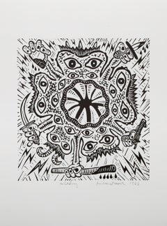 Wilding, linoleografia pop art di Richard Mock