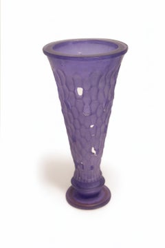 Lavender Funnel Vase