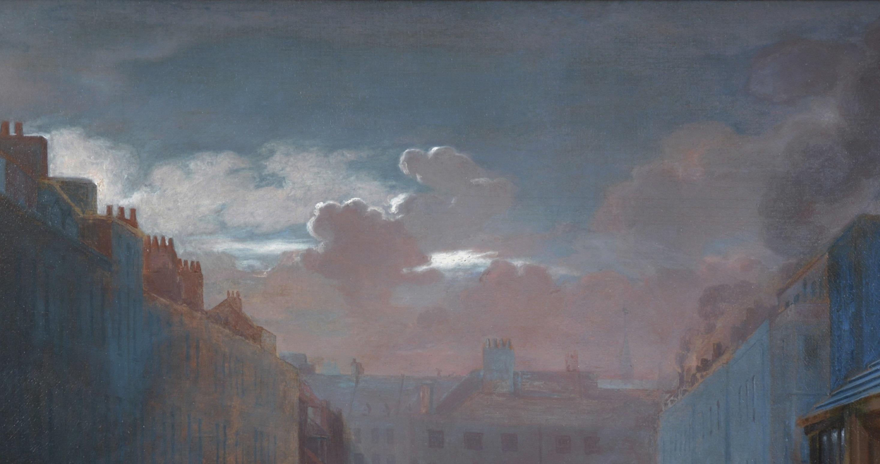 Importante dipinto a olio della Royal Academy del XVIII secolo, raffigurante la Londra georgiana del 1788 7