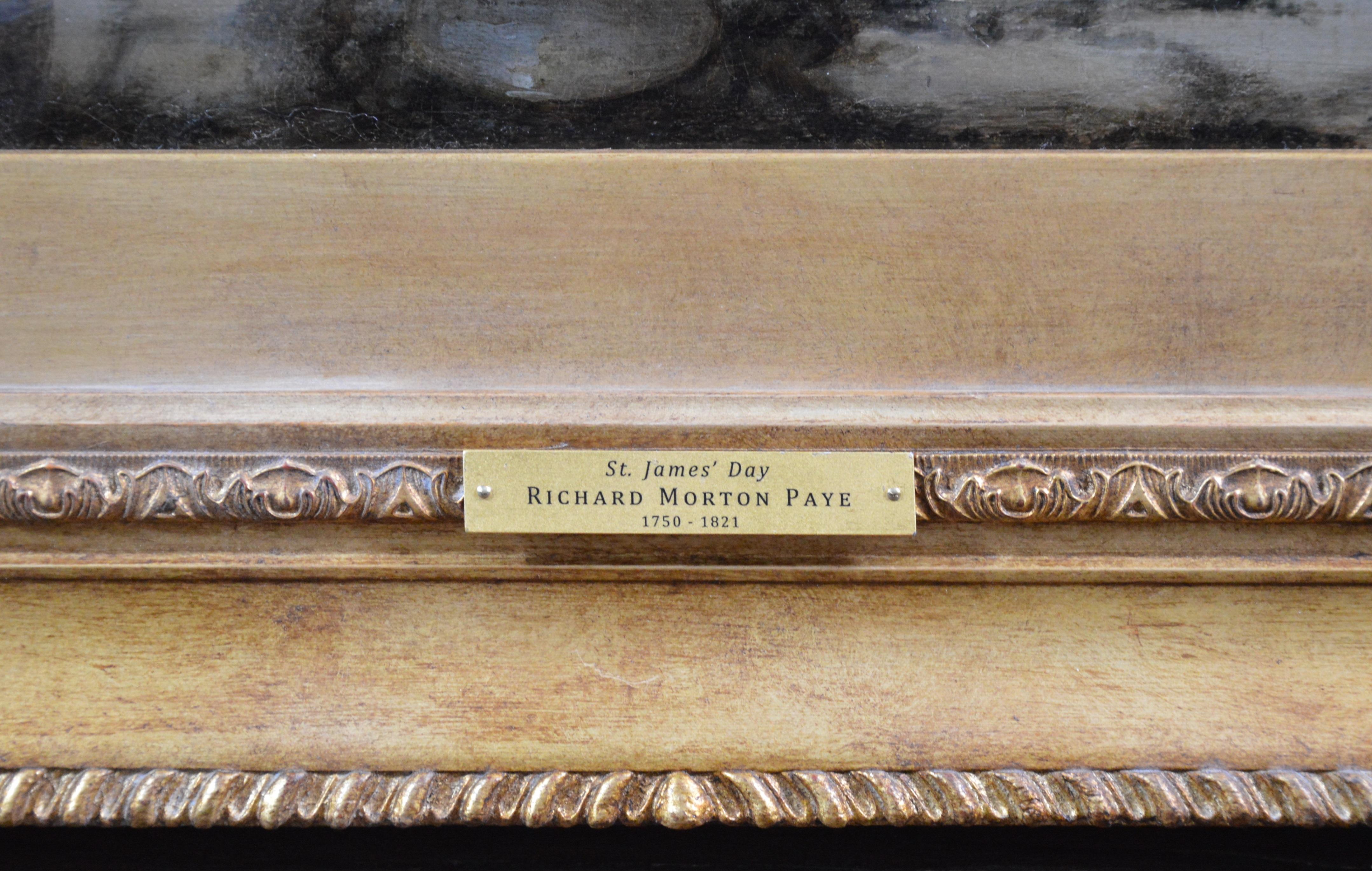 Importante dipinto a olio della Royal Academy del XVIII secolo, raffigurante la Londra georgiana del 1788 8