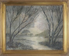 Paysage du milieu du siècle dernier des prairies françaises