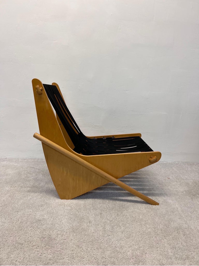 Mid-Century Modern Richard Neutra Boomerang Lounge Chair by House of Industries and Otto Design #56 For Sale