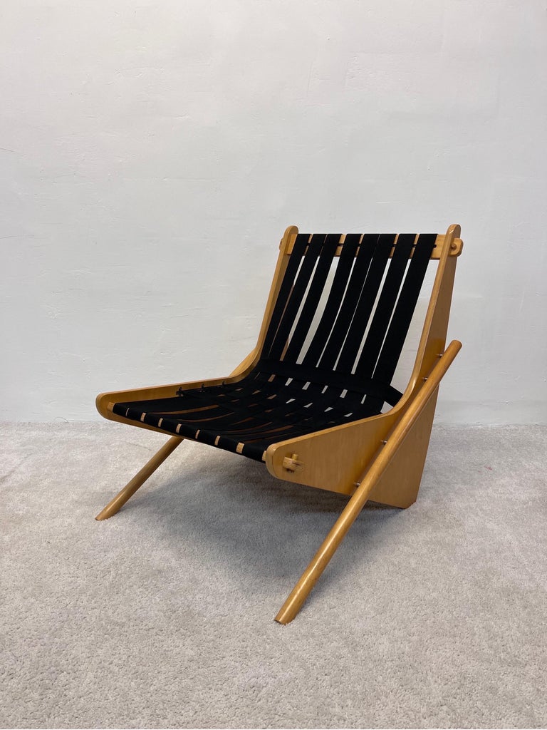 20th Century Richard Neutra Boomerang Lounge Chair by House of Industries and Otto Design #56 For Sale