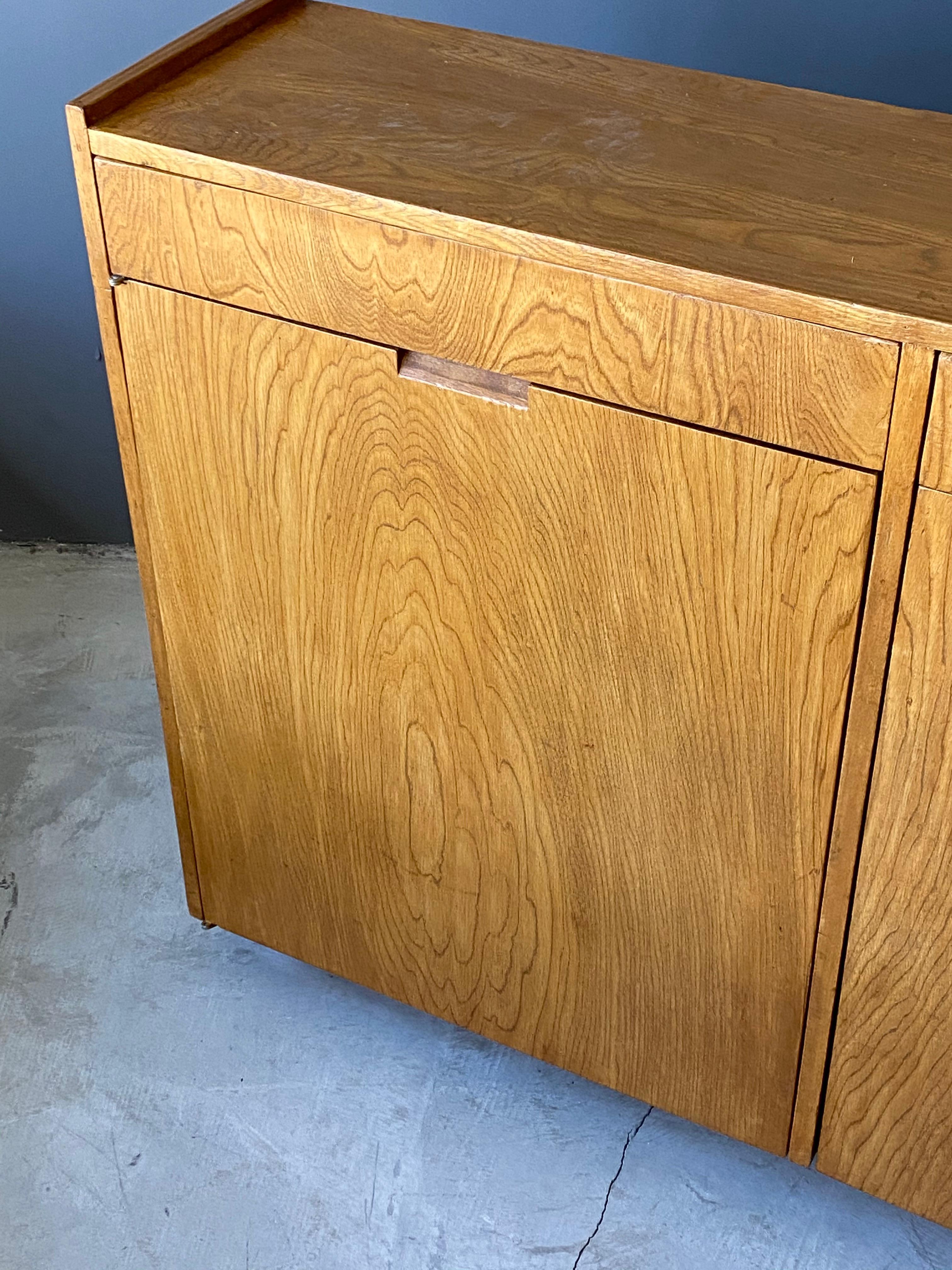 Richard Neutra, Cabinet / Sideboard, Plywood, Los Angeles, America, circa 1955 In Fair Condition In High Point, NC
