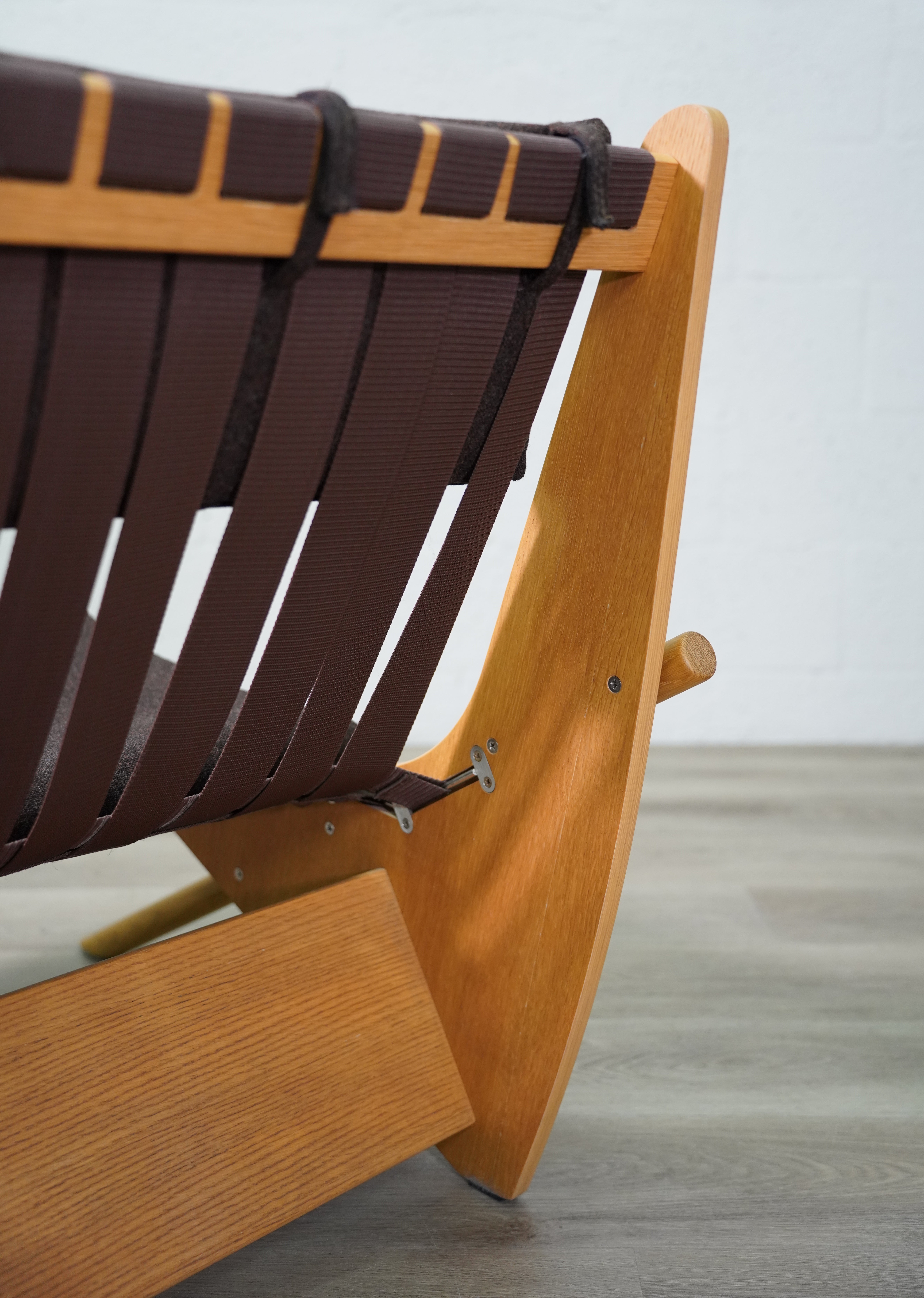 Sedie Boomerang di Oak di Richard Neutra - coppia in vendita 4