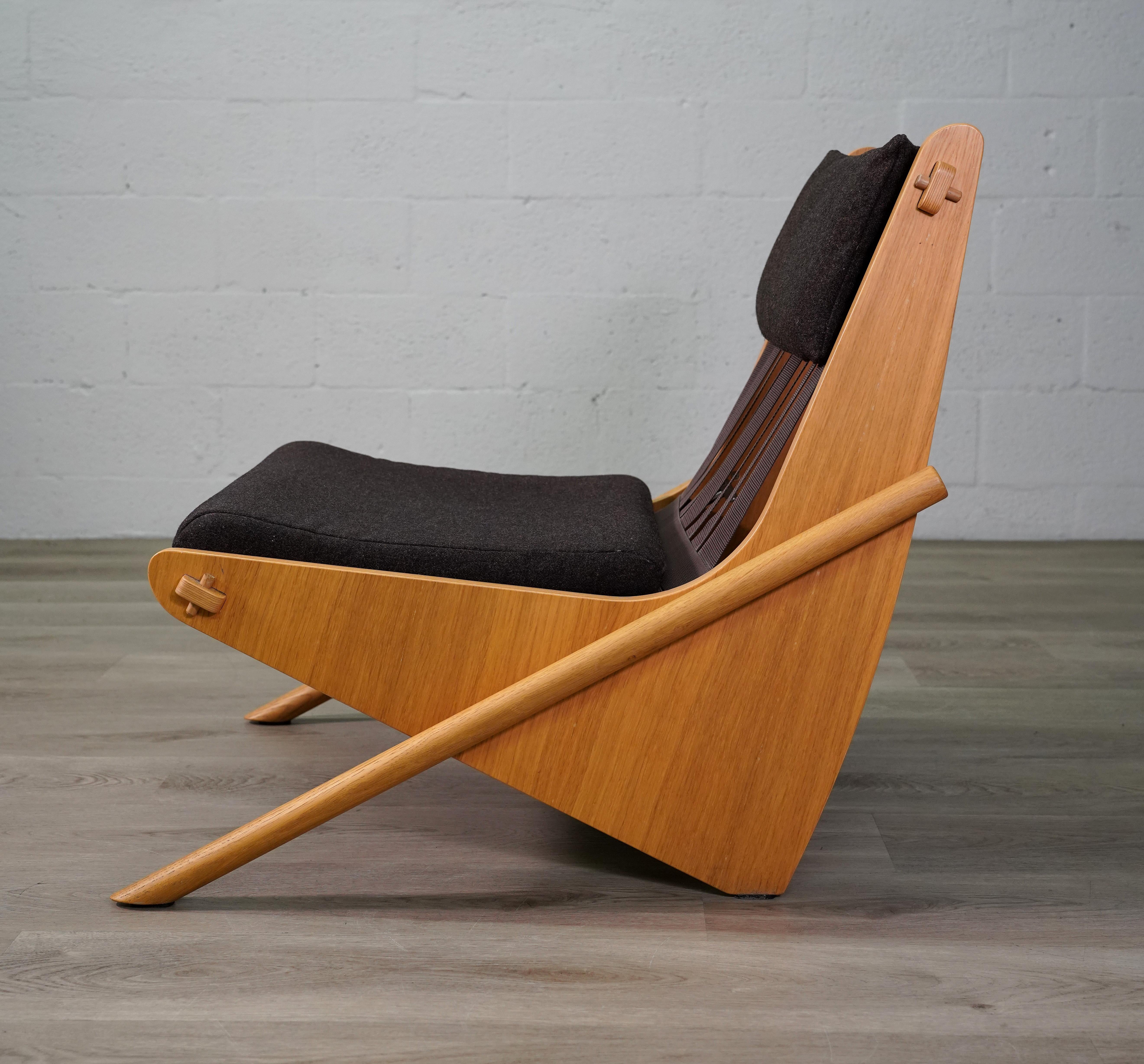 Sedie Boomerang di Oak di Richard Neutra - coppia in vendita 9