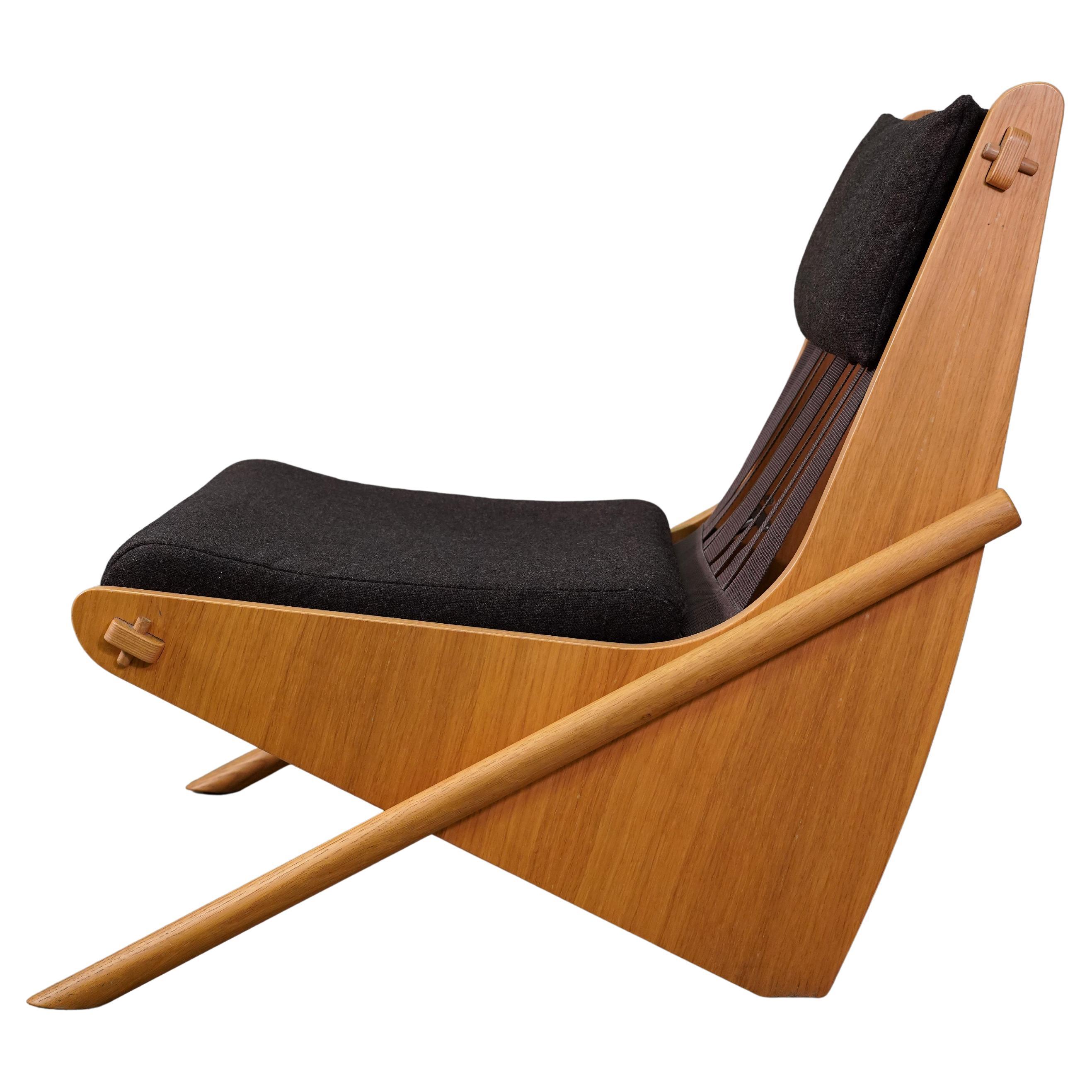 Sedie Boomerang di Oak di Richard Neutra - coppia In condizioni buone in vendita a Miami, FL