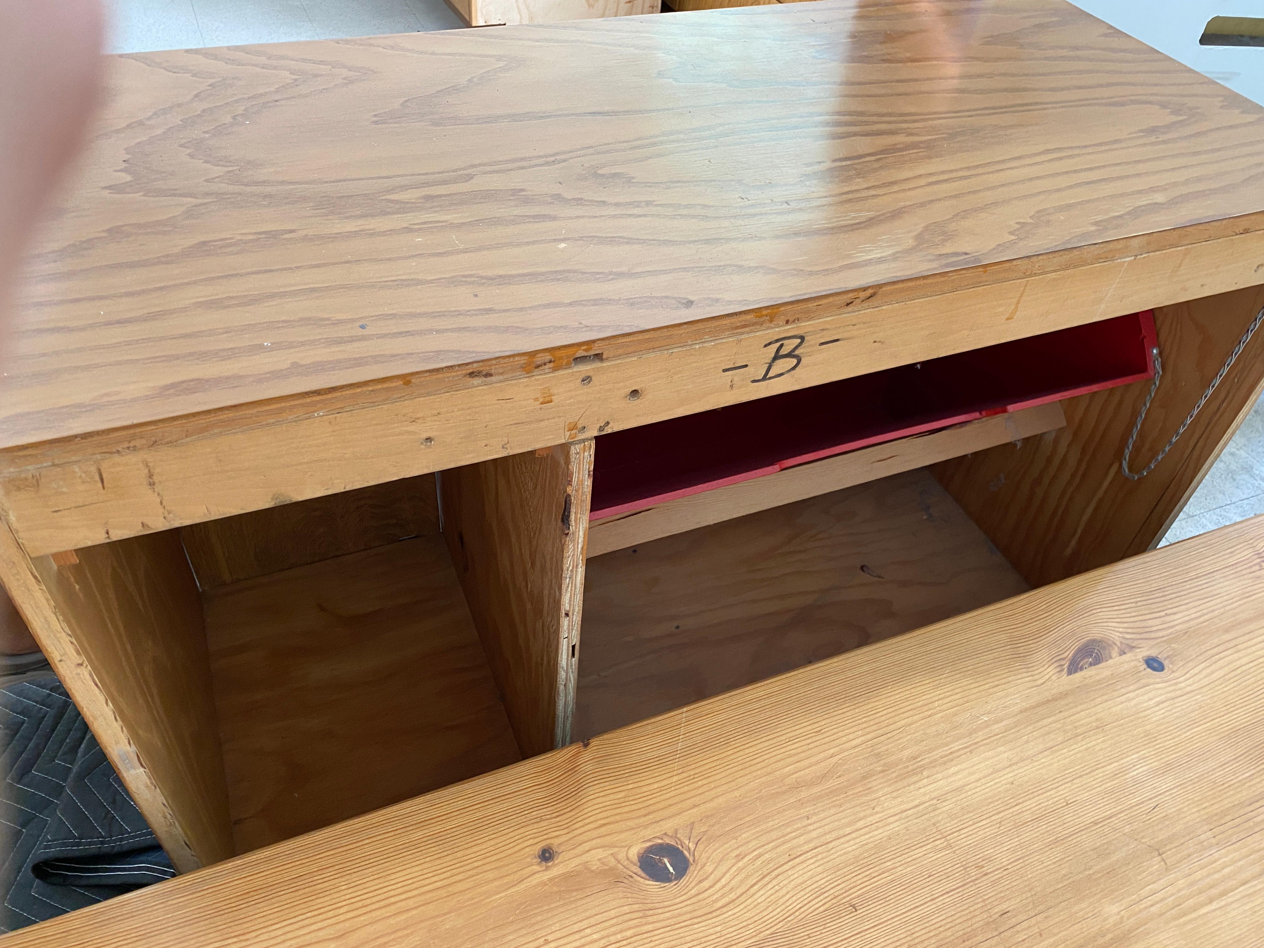 Richard Neutra, Two Cabinets Plywood, Los Angeles, America, circa 1955 In Fair Condition In High Point, NC