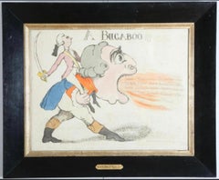 "Un bugaboo "Caricatura de Jorge III"