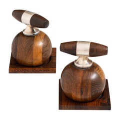 Retro Richard Nissen Salt and Pepper Mills Produced by Nissen in Denmark