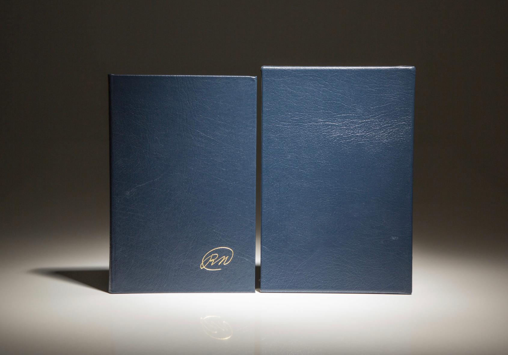 Fin du 20e siècle Livre relié en cuir à édition limitée 