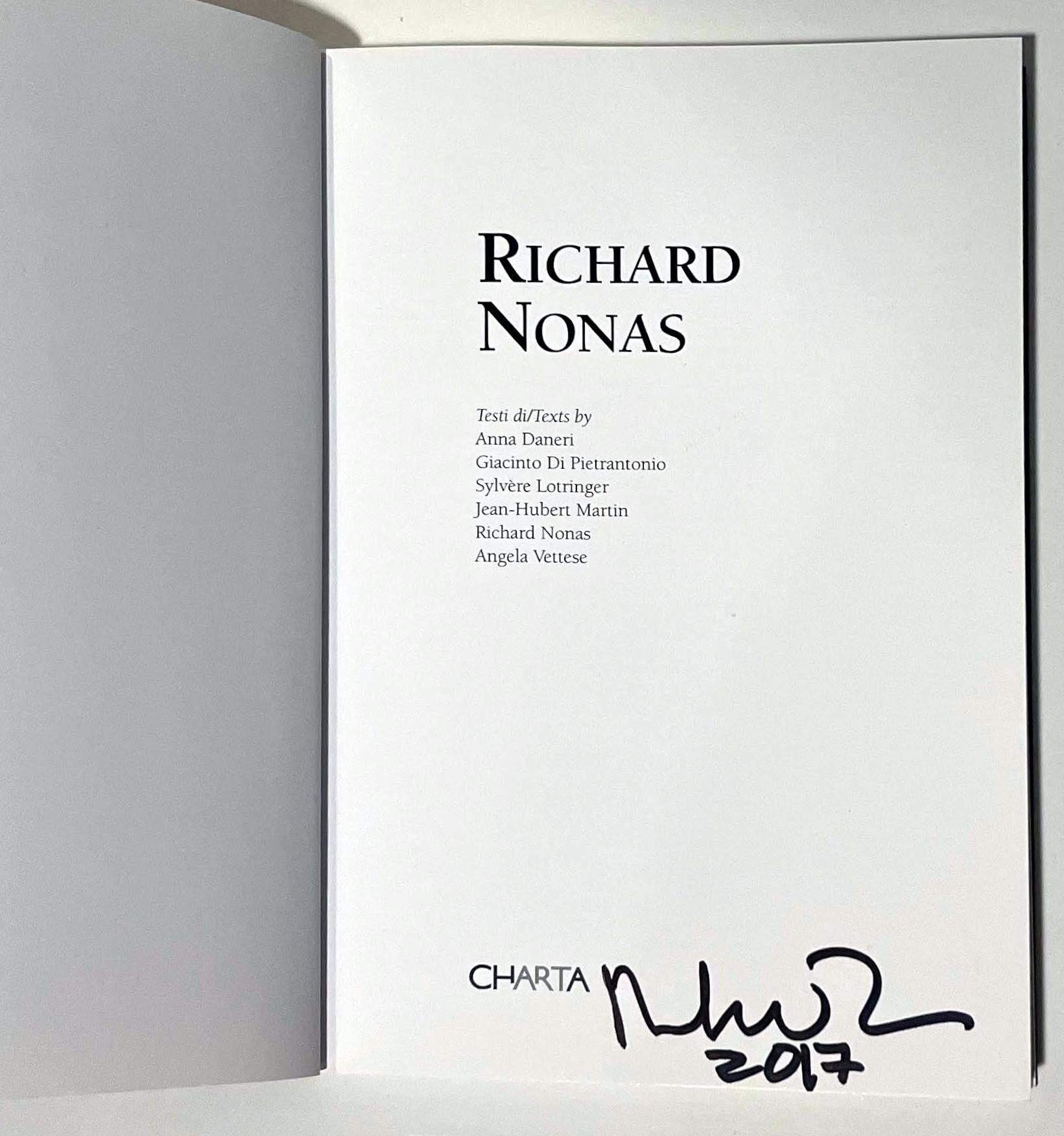 Monograph on post-Minimal sculptor Richard Nonas (hand signed by Richard Nonas) For Sale 2