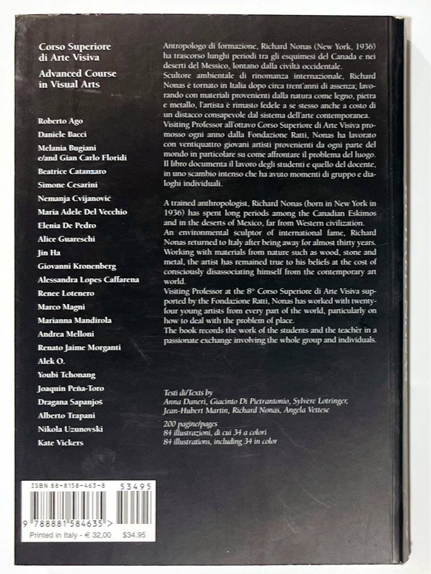 Monograph on post-Minimal sculptor Richard Nonas (hand signed by Richard Nonas) For Sale 3