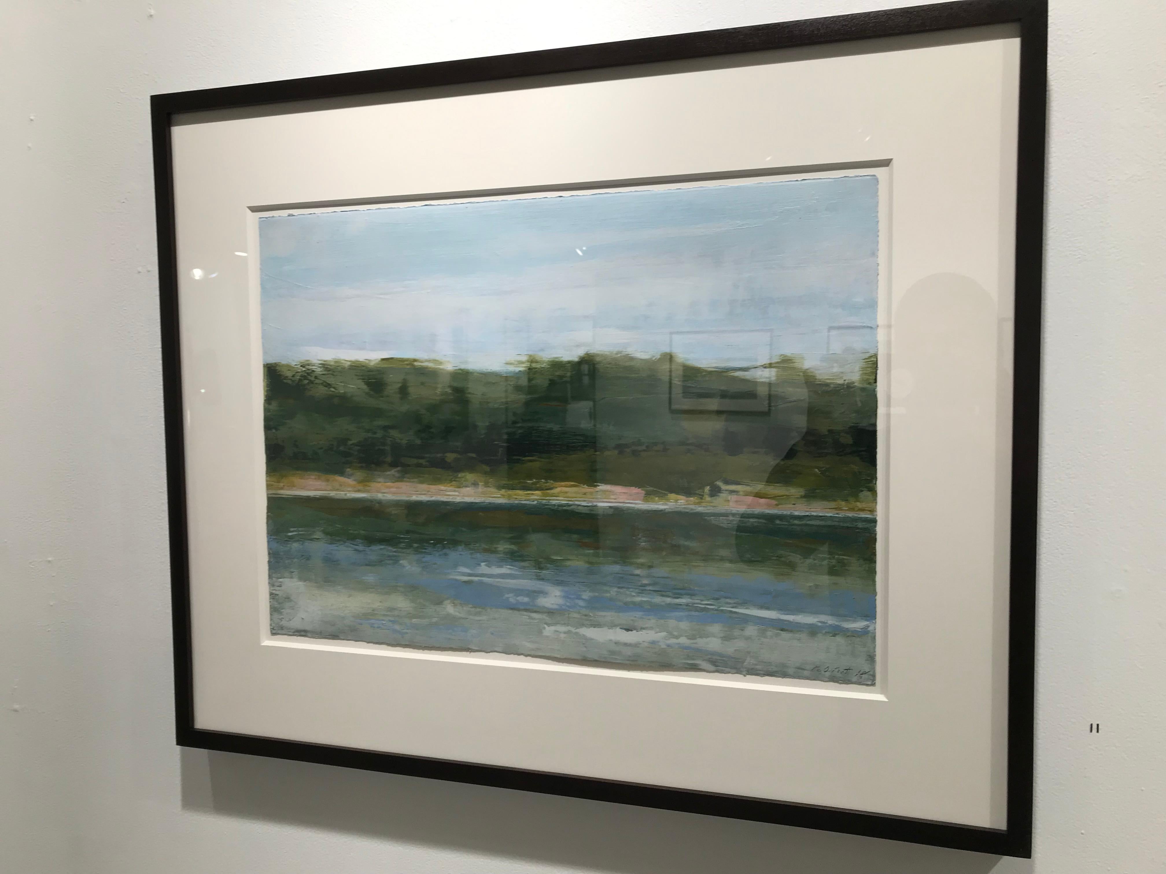 Hudson River #2 - Painting by Richard Orient