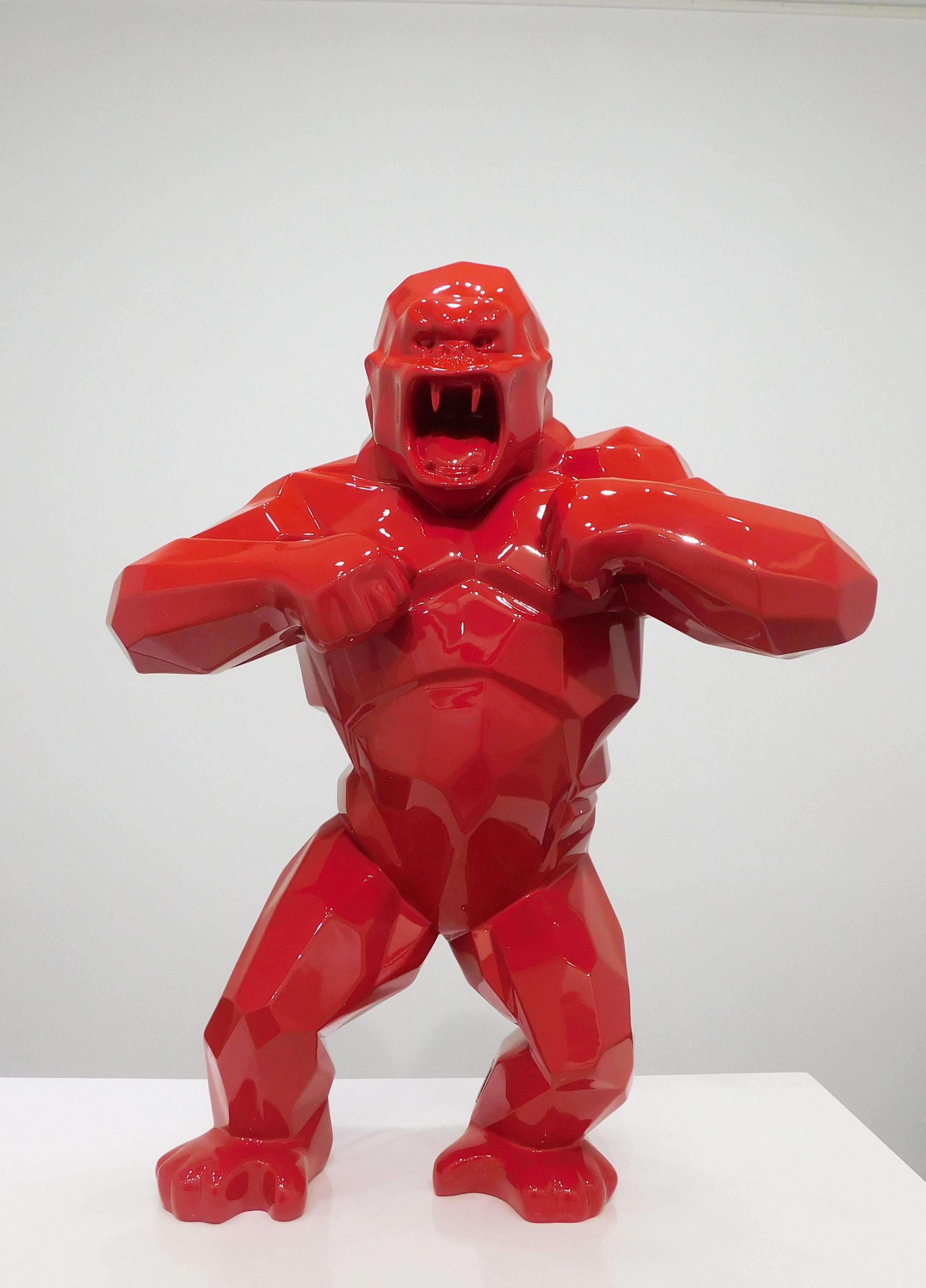 Figurative Sculpture Richard Orlinksi - Brillant à lèvres Wild Kong 80cm 6/8