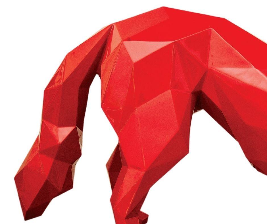 Lobo atacante, Rojo clásico, Richard Orlinski en venta 2