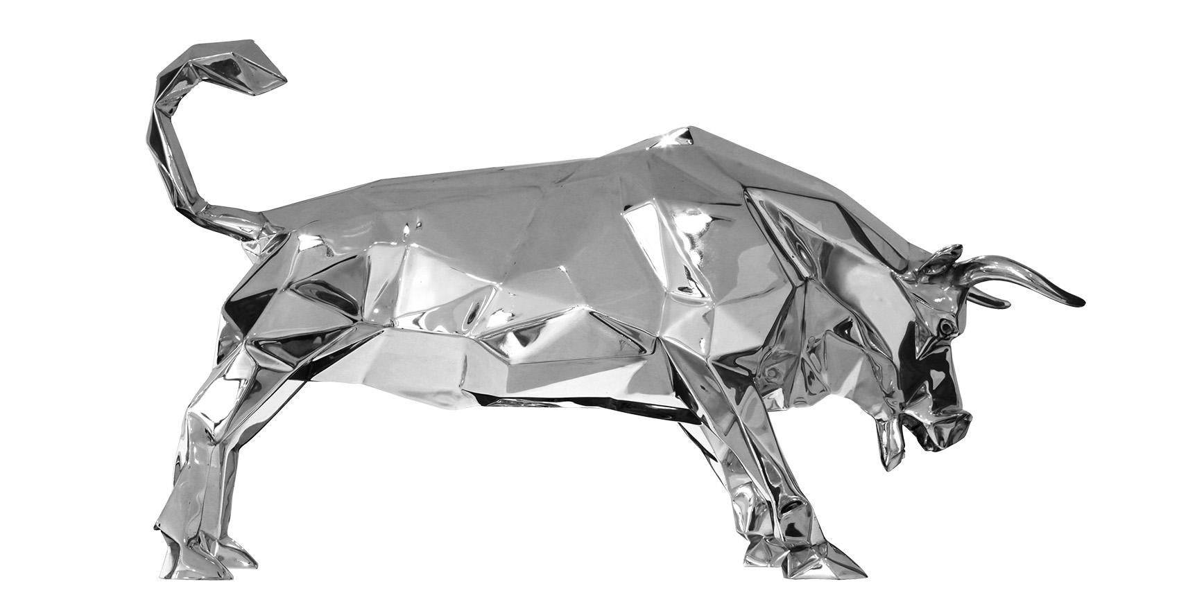 Toro, aluminio, Richard Orlinski