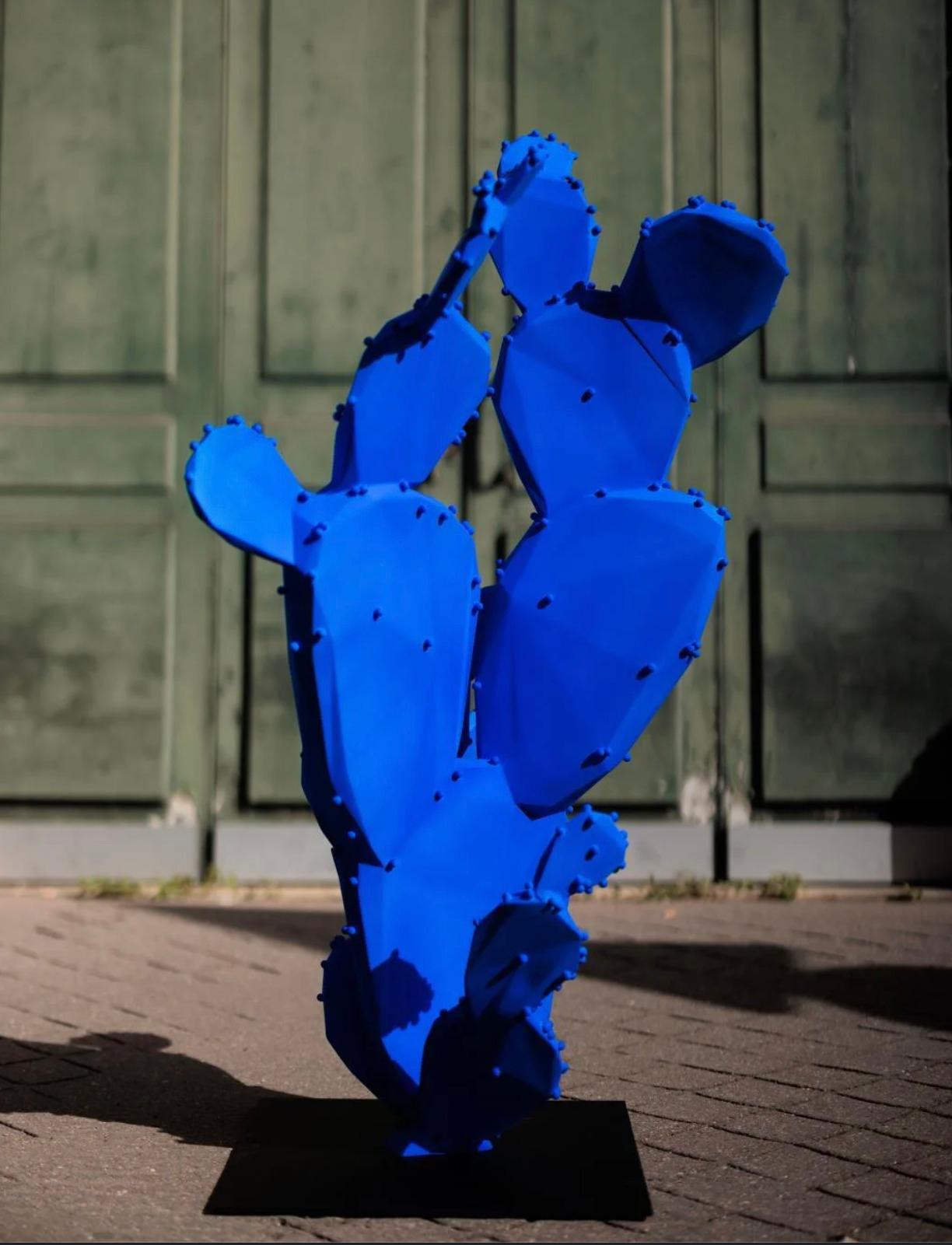 Cactus, Matt blue, Richard Orlinski en venta 3