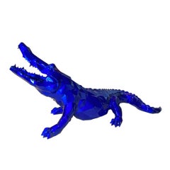 Cocodrilo, Azul, Richard Orlinski
