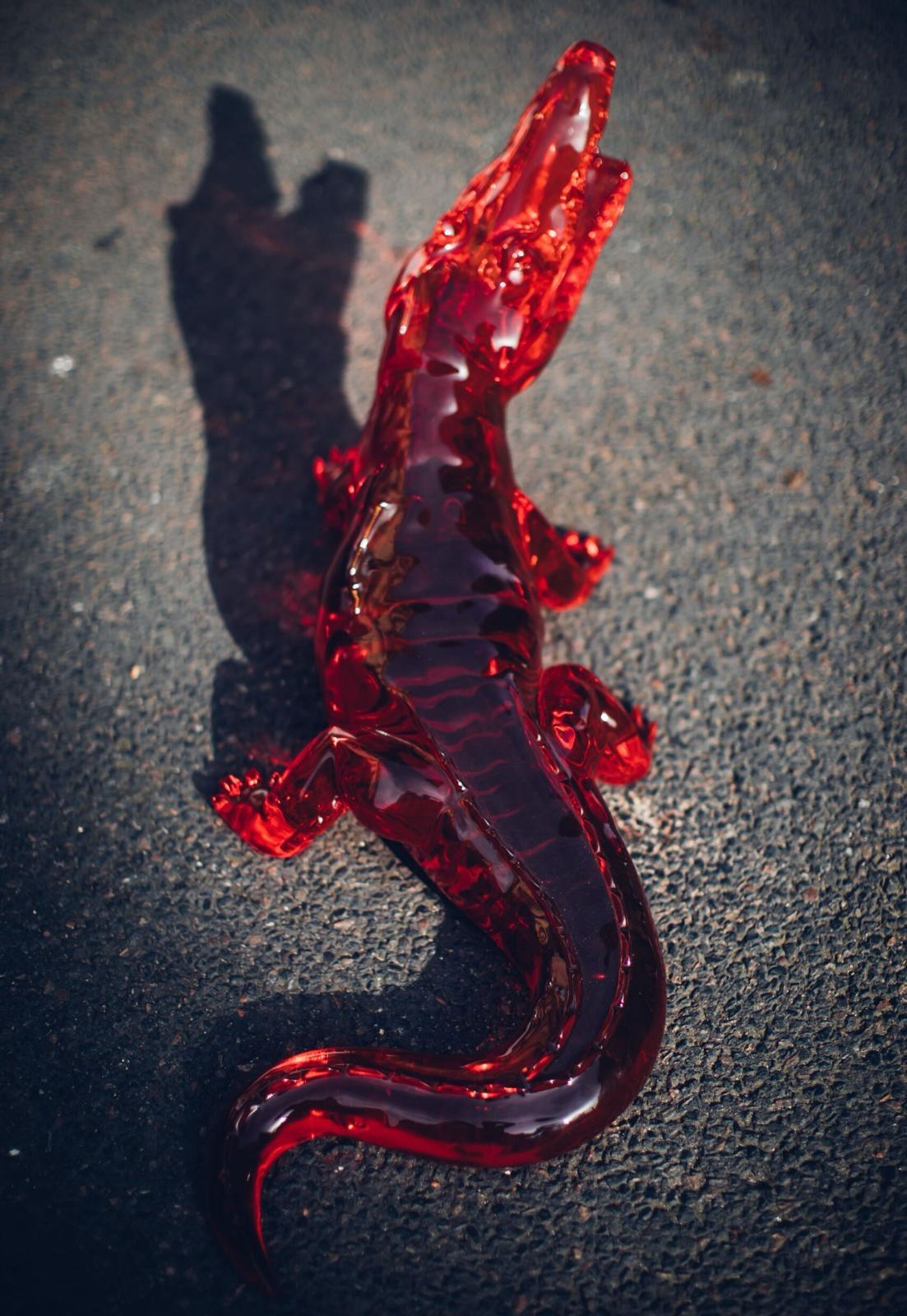 Crocodile - Contemporary Sculpture by Richard Orlinski